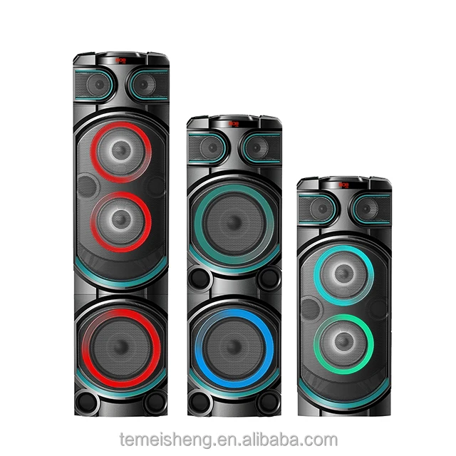 2022 Party Speaker hot Design super bass triple10 Inch Wooden professional Audio Home theater Karaoke caxia de som Speaker 1000W