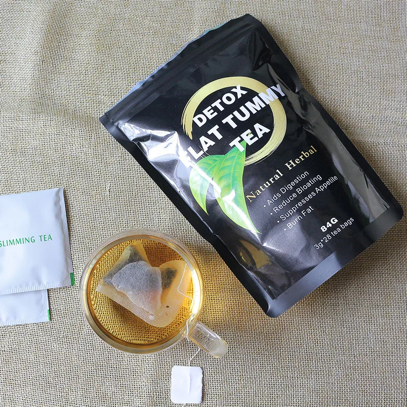 New Arrival Detox Tea Custom Logo Weight Loss Tea Best Private Label 28 Day Detox Flat Tummy Keep Fit Cleanse Slim Green Tea