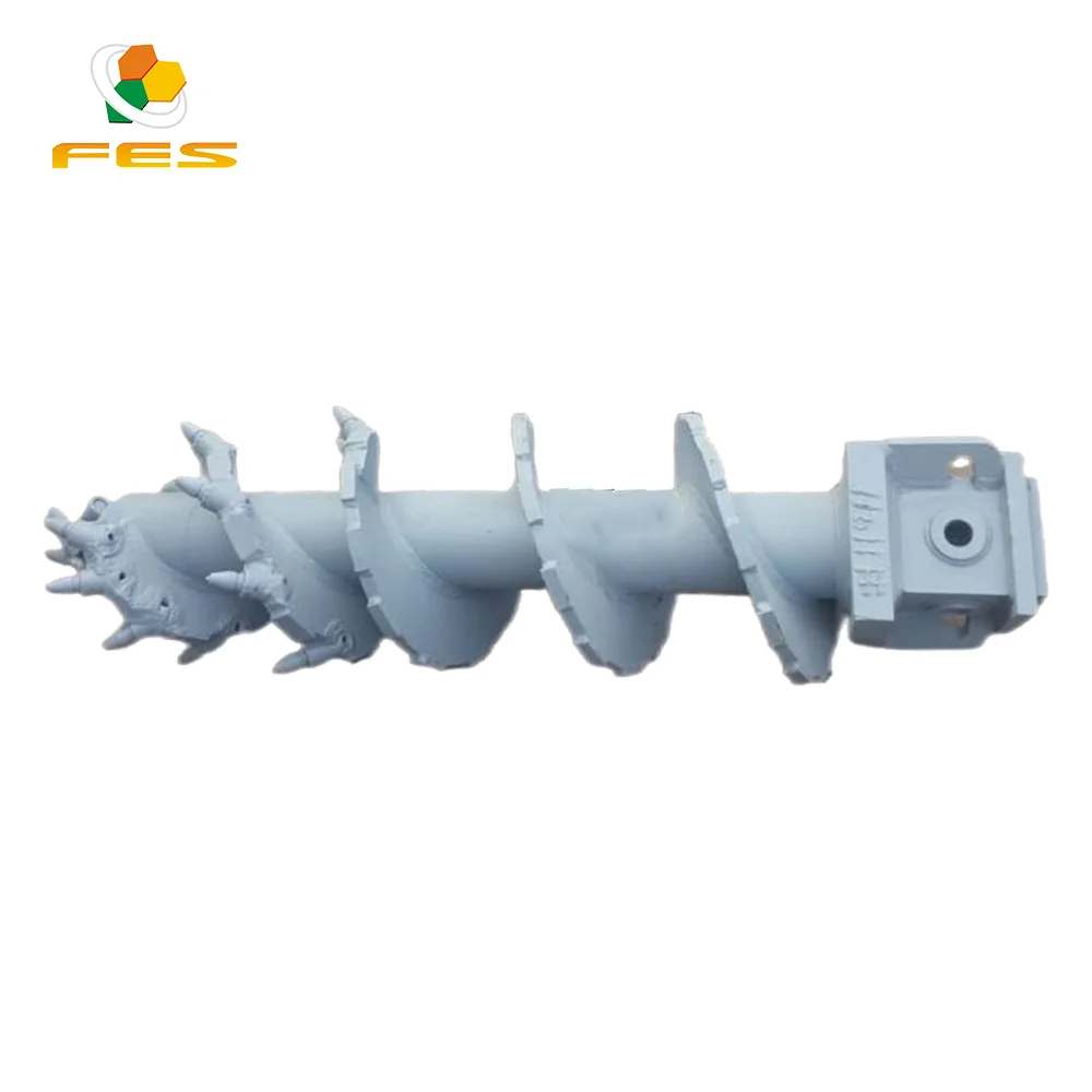 Excellent quality central pipe   double cut drilling augers