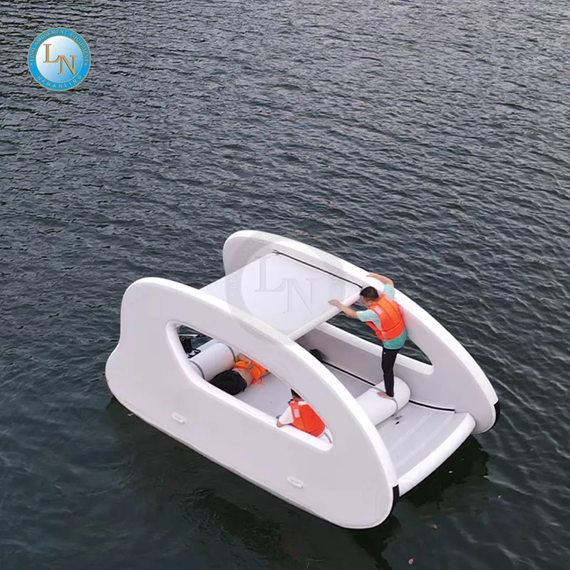 High Quality Inflatable Boat House for Water Houseboat water houseboat pontoon floats