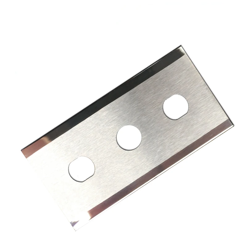 Oem Professional Hot Selling Polished Manufacturer Supply Pvc Three Hole Tungsten Carbide Cutting Blade For Pp Pe Bopp Film