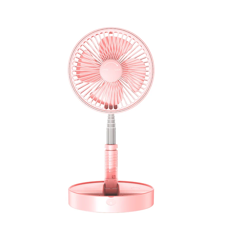 Foldable Portable Electric Fan Folding  Floor Standing USB Rechargeable Mini Brushless Fan for Home Office Air Conditioner