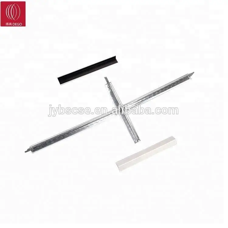 Suspended T Runner Ceiling t-grid angle tee, Main tee and cross tee