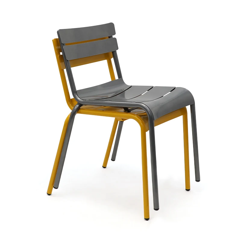 Paito Furniture Garden Chair Outdoor Dining Chair Design Stackable Metal Outdoor Chair