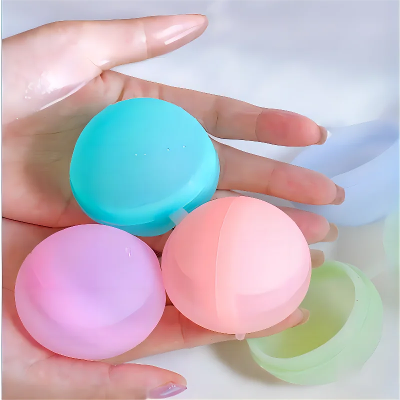Summer Silicone Water Bomb Quick Fill Refillable Outdoor Kids Party Game Toy Reusable Water Balloons