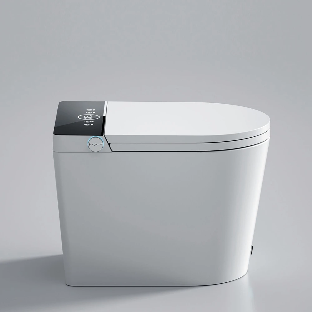 free hand intelligent household smart black fully automatic toilet water