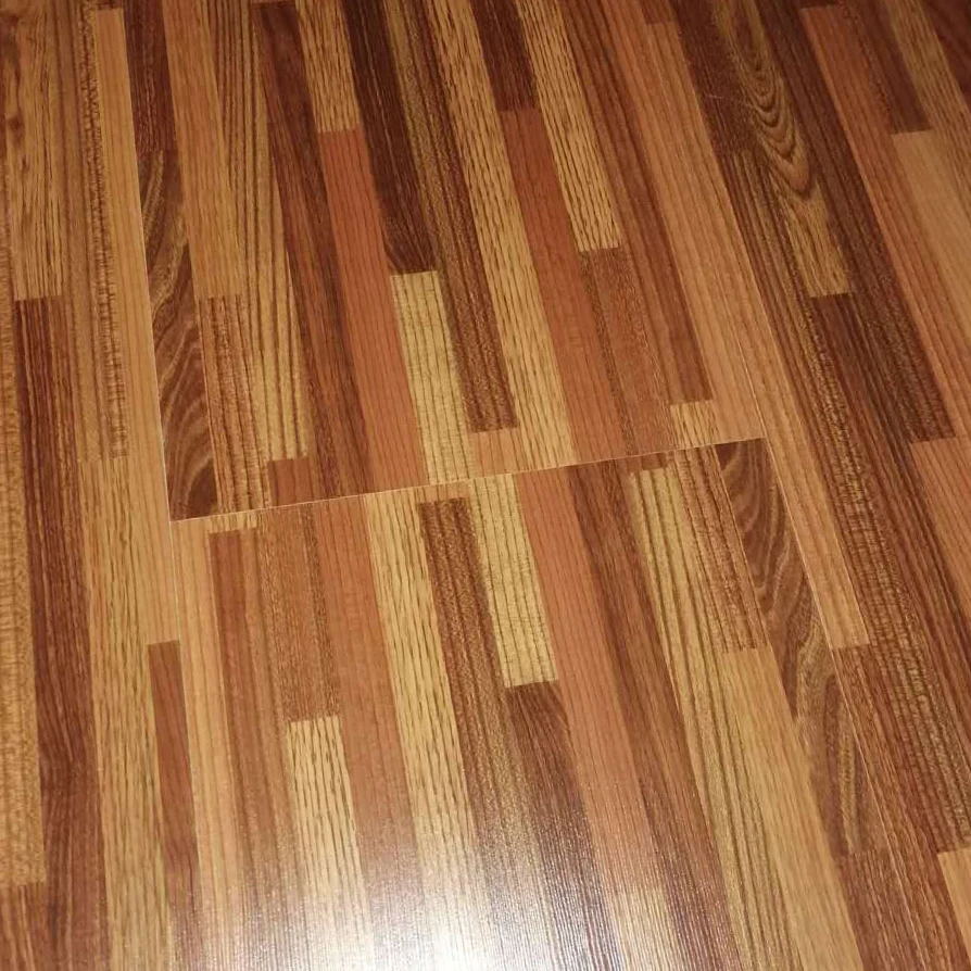 cheap laminate flooring HDF 12mm v groove 7mm laminated flooring bamboo wood