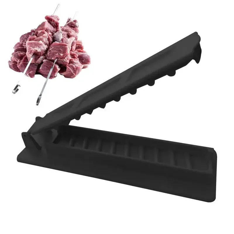 Manual Kabob Maker Grill Kebab Maker With Skewers And Press Mold Easy And Fast Kitchen Tool For Outdoors Camping BBQ