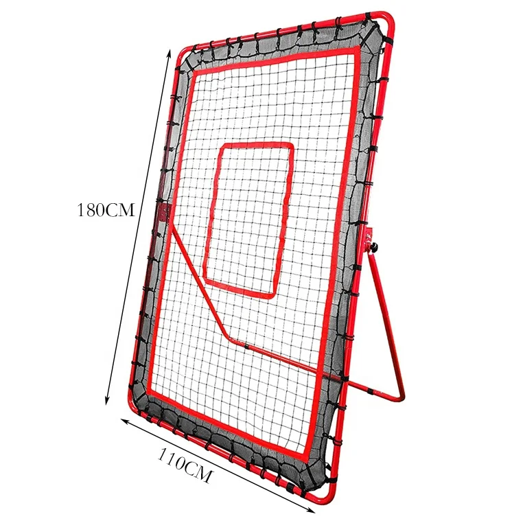 High Quality New Design Baseball Softball Soccer Practice Rebound  Net And Durable Pitching Return Training Net