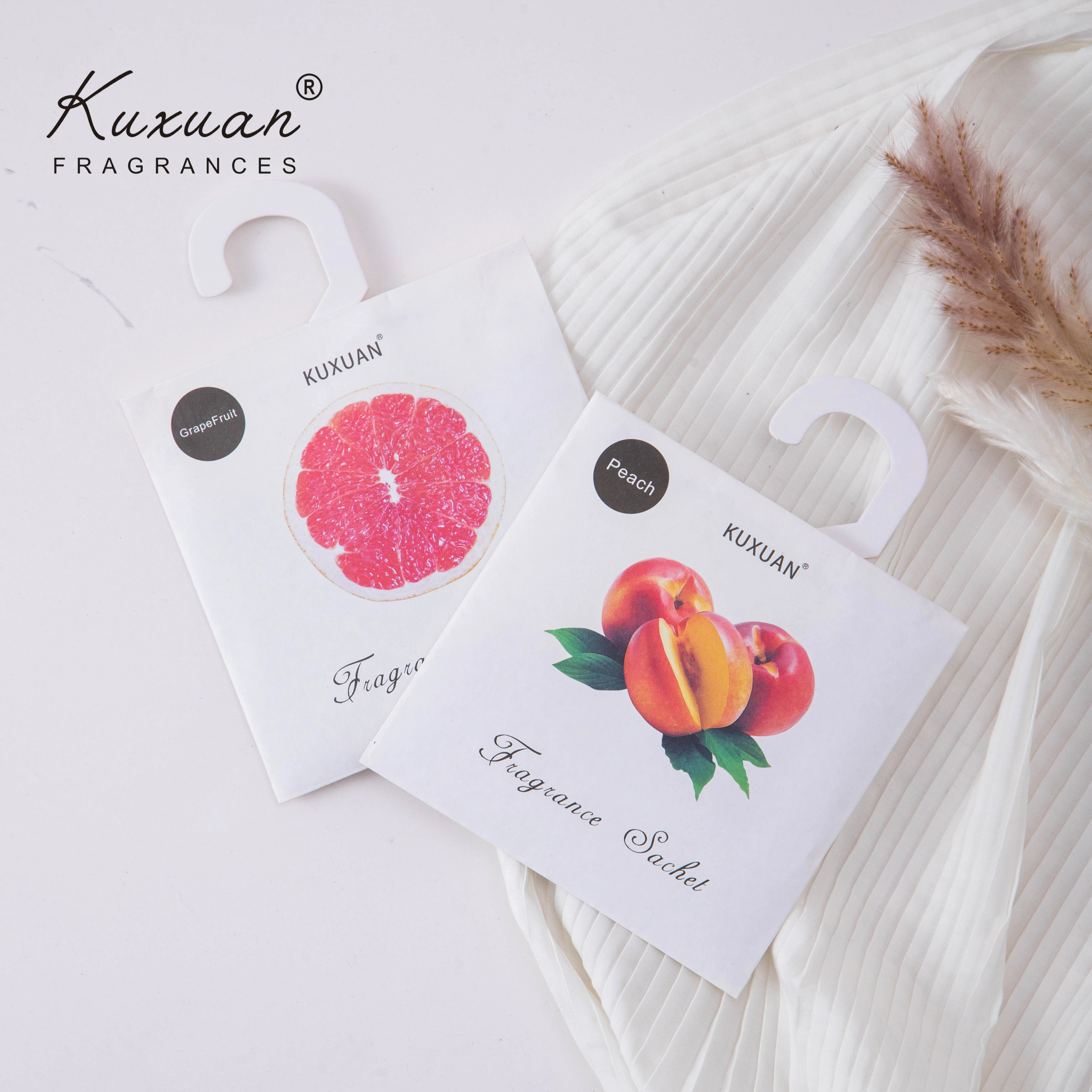 20g Scented Sachets for Drawer and Closet, Long-Lasting Sachets Bags Air Freshener Fresh Scents Kuxuan