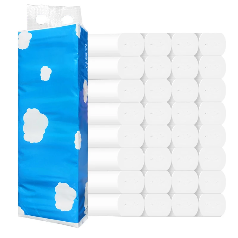 Paper Import 2 Ply Toilet Tissue Rolls Soft and Comfortable High Quality Tissue