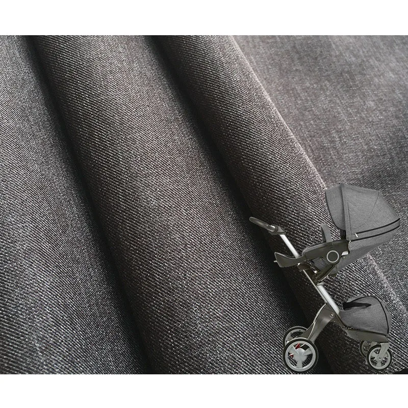 cationic two tone double color twill for uniform bag baby carriage