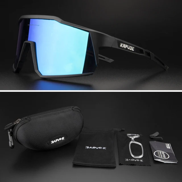 Bicycle Glasses MTB Mountain Bike Fishing Hiking Riding Eyewear UV400 TR90  Polarized Sport Cycling Glasses