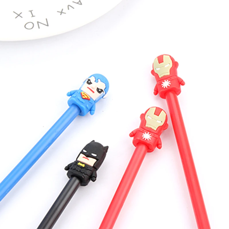 Креативные канцелярские принадлежности, милая мультяшная головка, герой, альянс, нейтральная ручка