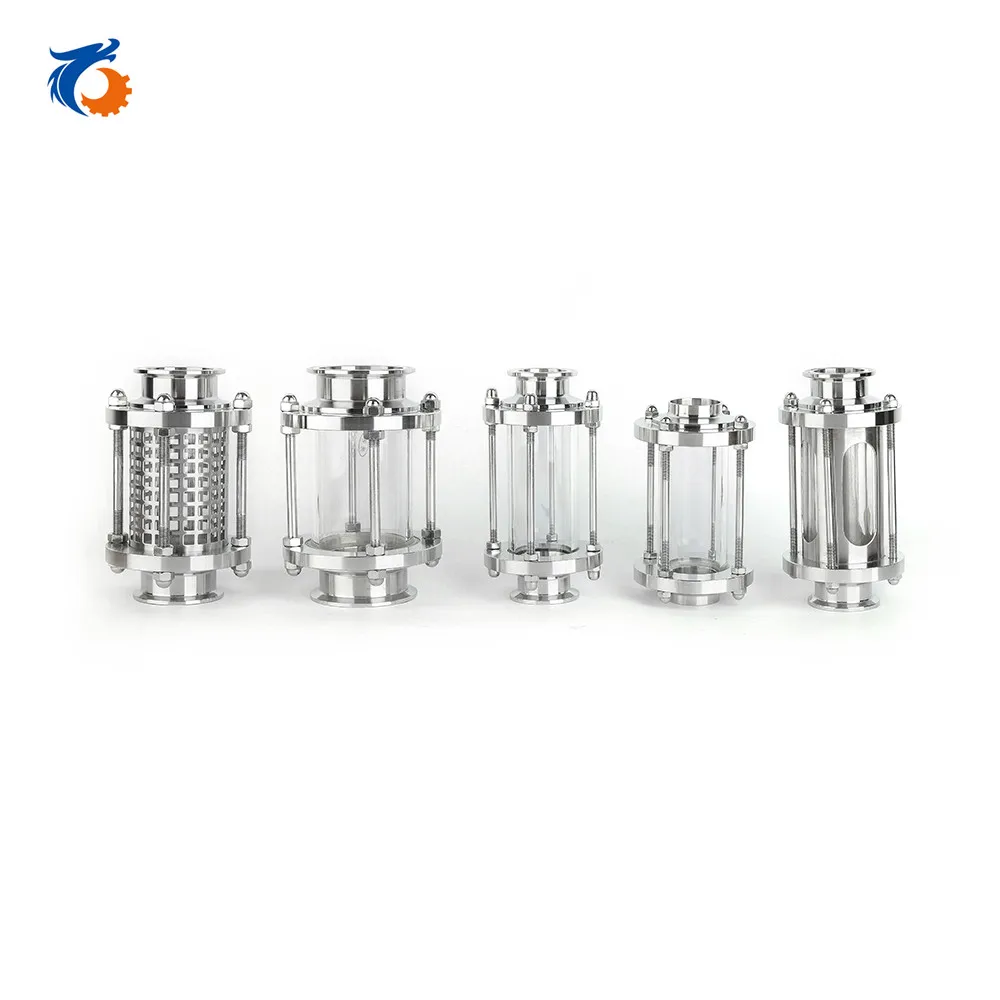 304 316L Sanitary Stainless Steel Tri Clamp Straight Type Sight Glass