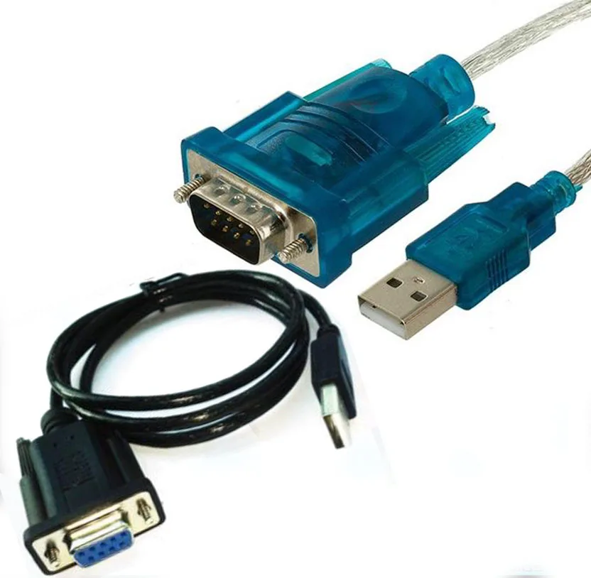 USB To DB9 Male Serial Adapter Cable Rs232 Db9 Male To Usb Adapter pl2303 chip