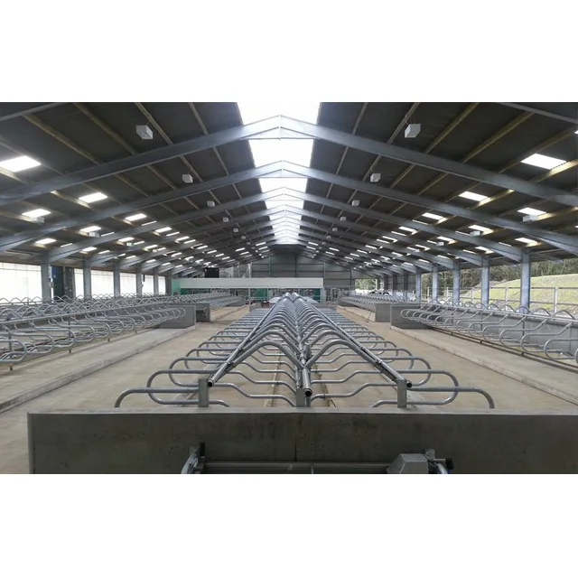 cheap price  new design low cost prefab steel structure cattle shed Cow Barn