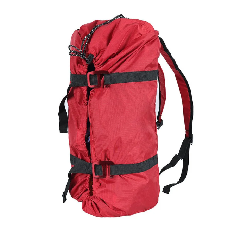 Climbing Rope Tarp Polyester Webbing Fashion Backpack Bag Rope Strap Bag Rope Climbing Knotted Bag