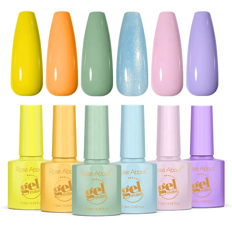 Factory Direct Beauty UV Women Nail Gel Polish Kit Professional Uv Gel Lak Nail Polish Tool Set for Girls Art Sticker