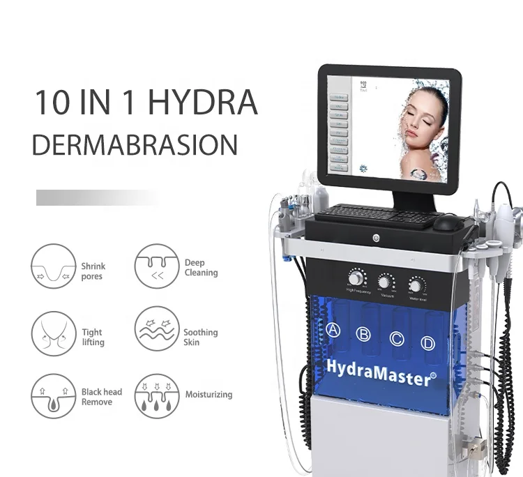 2022 beauty salon hot sale equipment hydro cleaning facial hydra diamond dermabrasion facial hydro dermabrasion machine