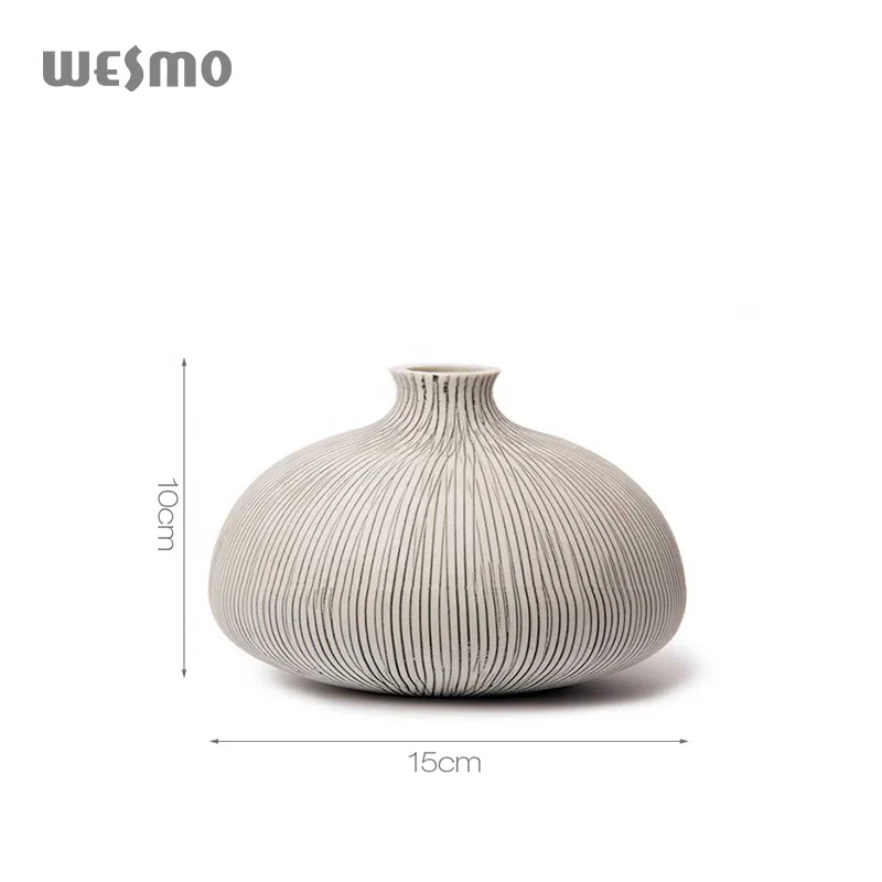 Living Wabi-sabi Ceramic Vase Decoration Table Ceramic Decoration Ceramic Factory Wholesale Flower Vase For Home Decor