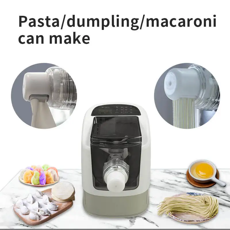 Hot Sale 260 W 500 Gram Capacity Plastic Automatic Ramen Noodle Making Machine With Meat Grinding Accessory