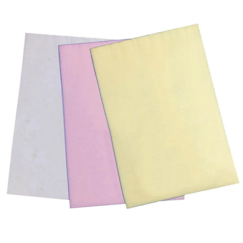 Good Selling  Invoice Bill Non Carbon Paper  Blue Image 3 Ply Ncr Computer Form Paper