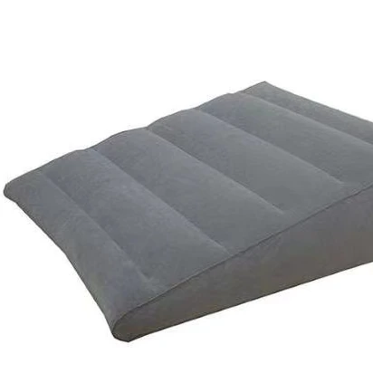 Customized inflatable triangle pillow backrest portable outdoor cushion