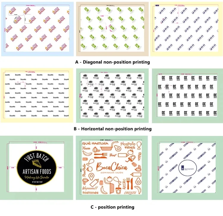 Custom Printed Logo Gift Wrapping Paper Clothing  Tissue Paper Eco Friendly Printing Kraft Wrapping Gift Wrapping Paper