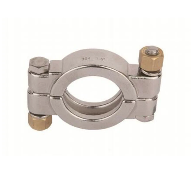 Sanitary Stainless Steel SS304 High Pressure Clamp Clamps For connecting pipes pipe fittings