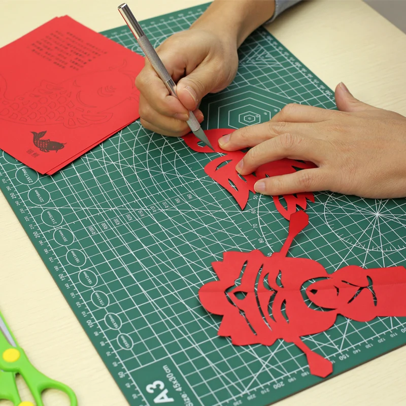 A2 A3 A4 A5 Self Healing PVC Non-slip Environment-friendly Cutting Mat For Sew