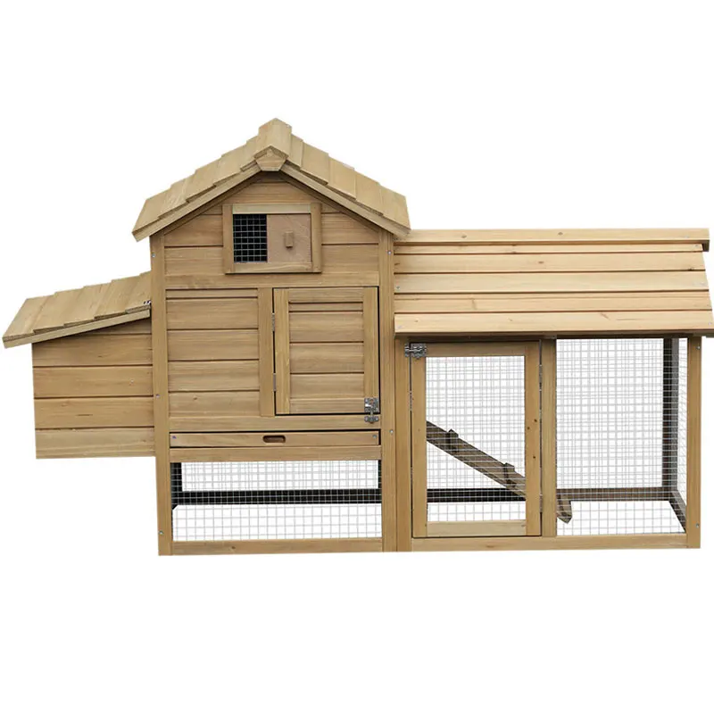 Durable Wooden Poultry House Hens House chicken coops with egg box for hot sale