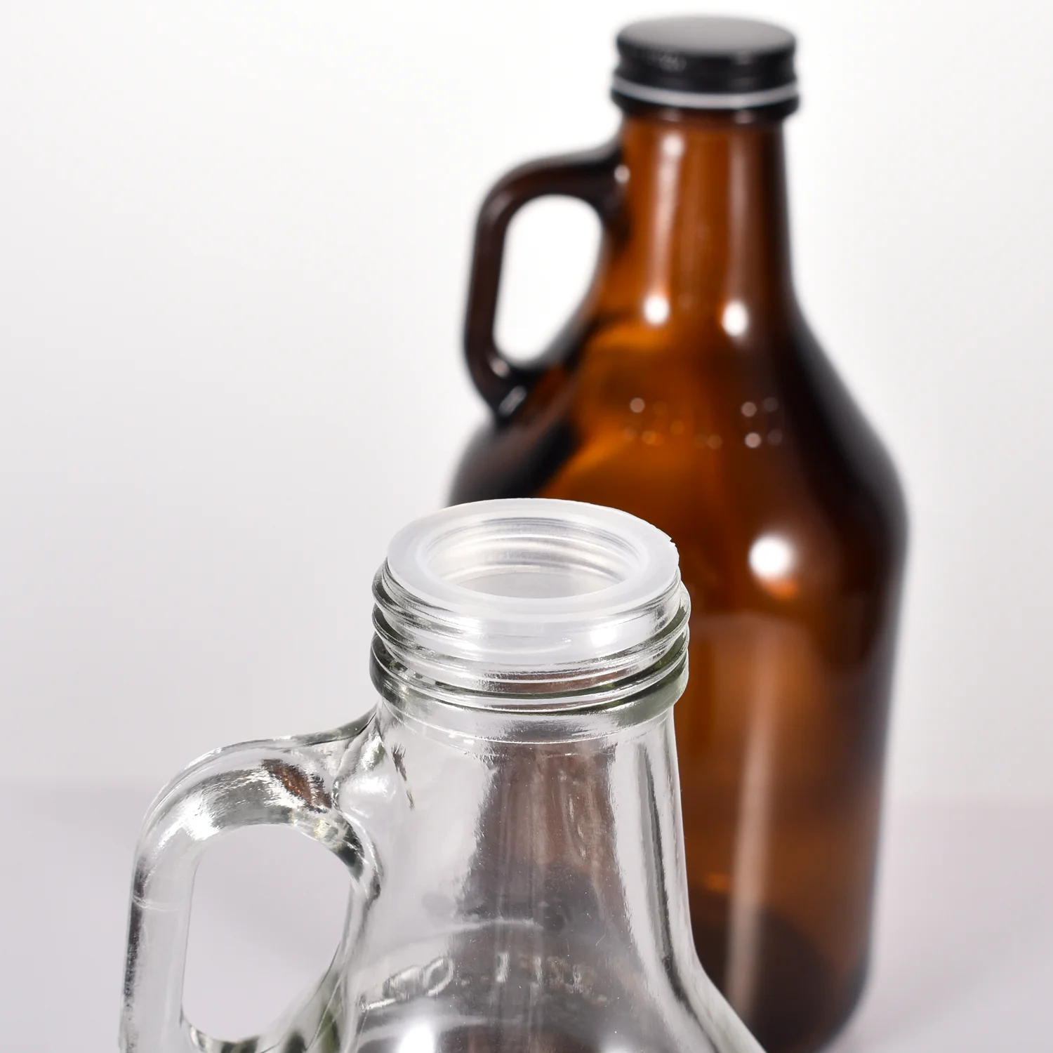 32oz 1L Home kitchen sesame oil camellia oil empty bottle pot container glass bottle sealed food grade oil bottle