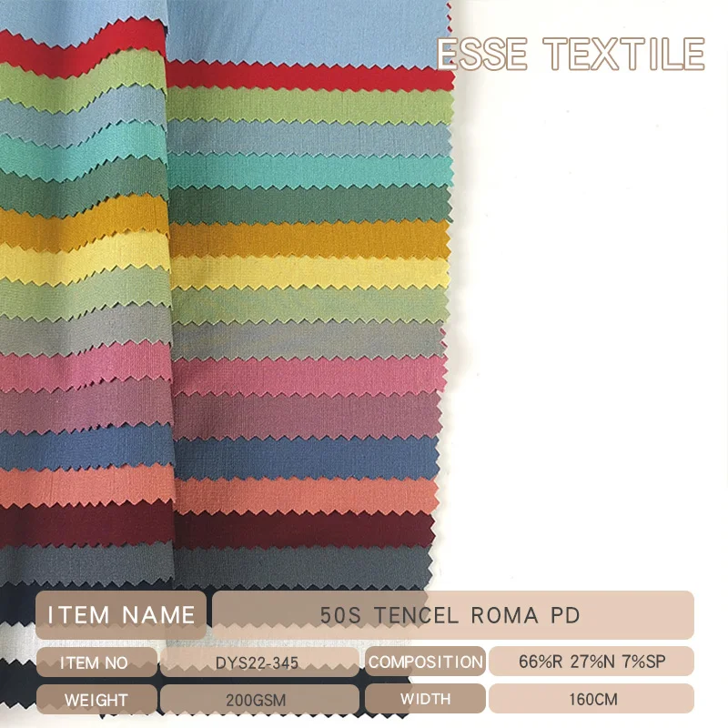 INDIA 50S TENCEL PQ SIRO NR Fabric for T SHIRT/ POLO 220 GSM Knitted Ponte De ROMA Jersey  Factory Manufacturer TELA