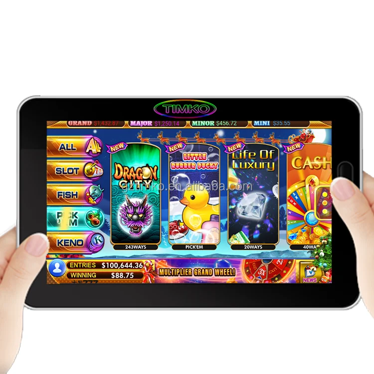 Online game play portable video skill game magic cube vpower Juwa game can play at phone