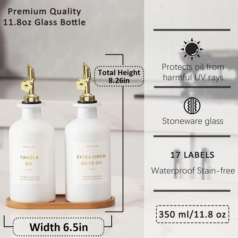 Wholesale Solid Color Kitchen Supplies Household Storage Oil Bottle With Lid Sauce Vinegar Ceramic Olive Oil Bottles