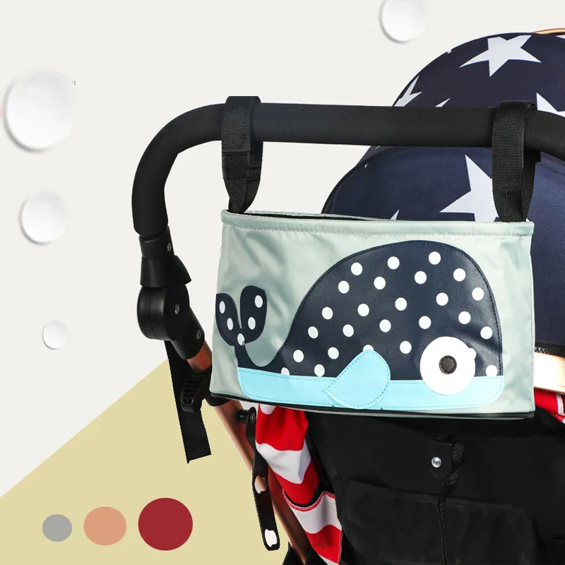 Baby stroller hanging bag multi-function go out mummy bag stroller storage bag