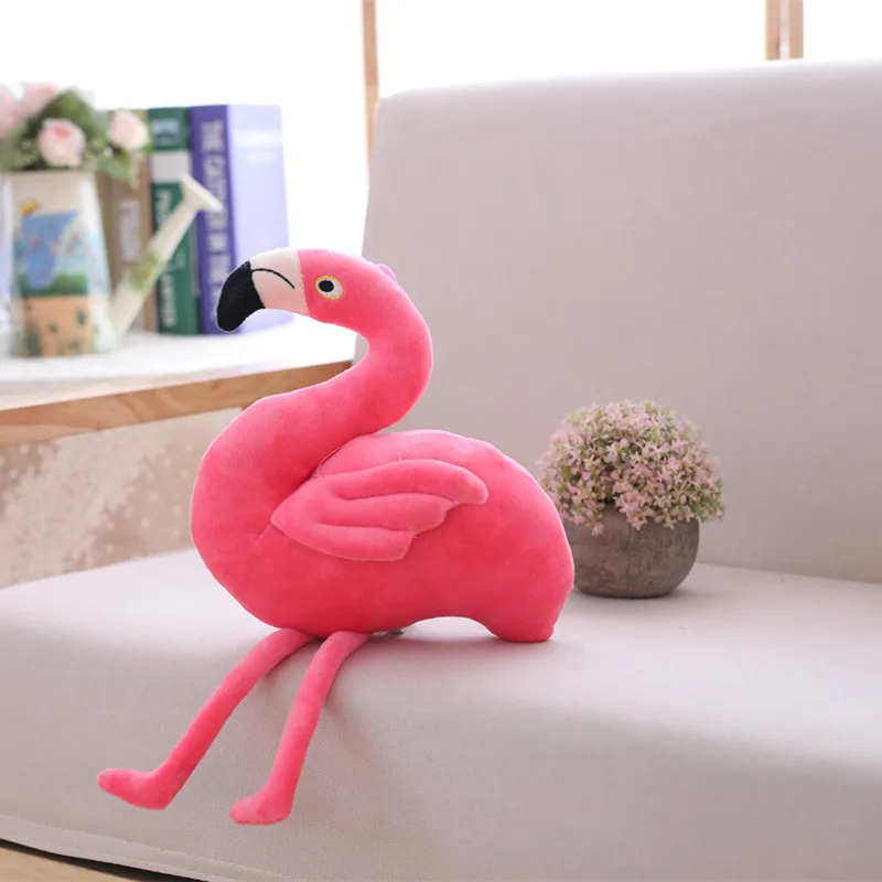 OEM factory custom red plush toy flamingo