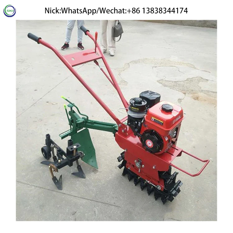 Mini Power Tiller Hand Tractor Rotary Multi Function Crawler Cultivator