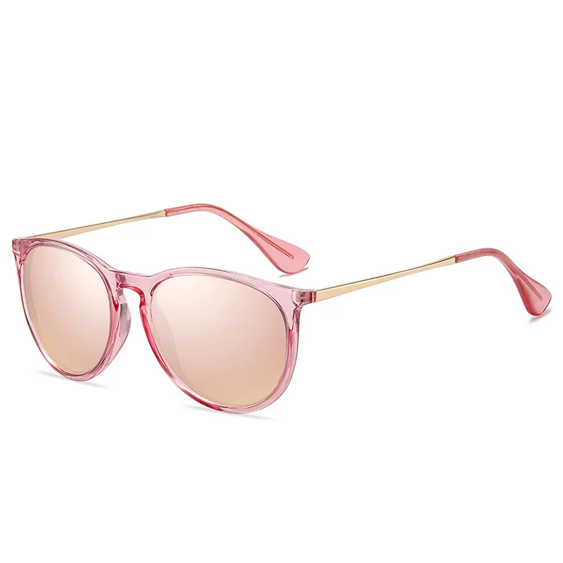 CONCHEN 2024 latest trendy vintage fashion sun glasses classical retro women custom logo round polarized sunglasses