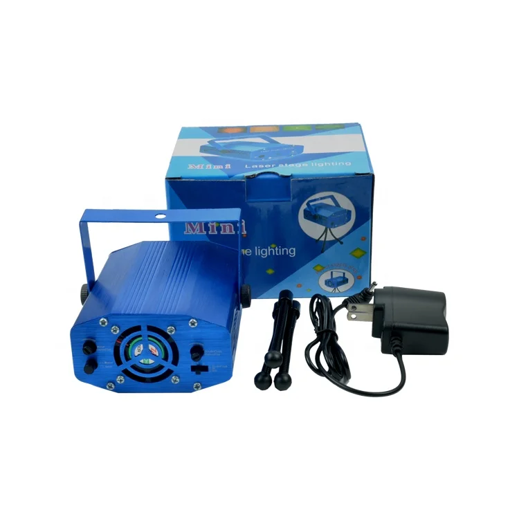 
6 in 1 Mini Stage Laser Light Burst Party Light Prom Club KTV Christmas Red and Green Stage Light DJ Disco 