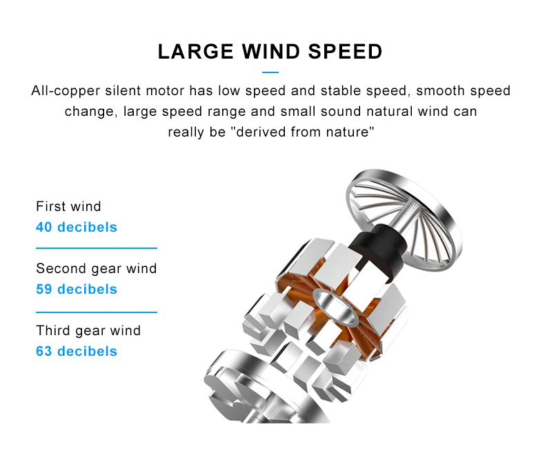 Battery Mini Hand Fans Table Installation USB Rechargeable Fans