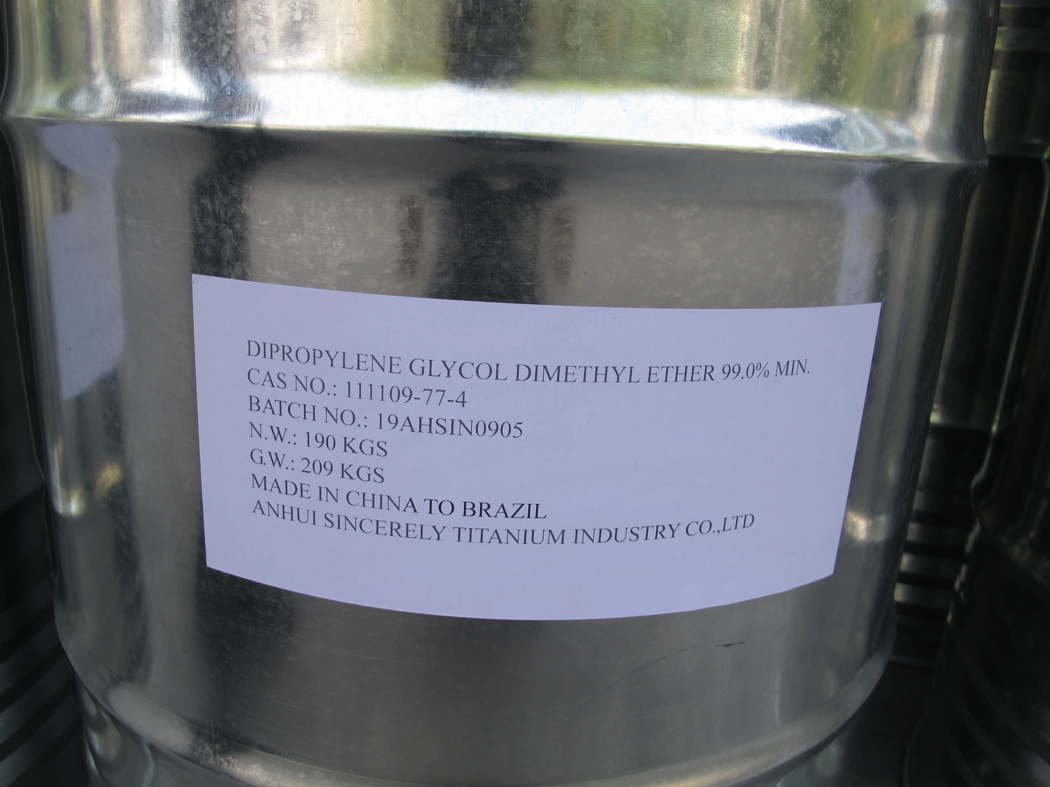 CAS No. 112-73-2 Diethylene Glycol Dibutyl Ether / Dibutyl Carbitol / Butyl Diglyme