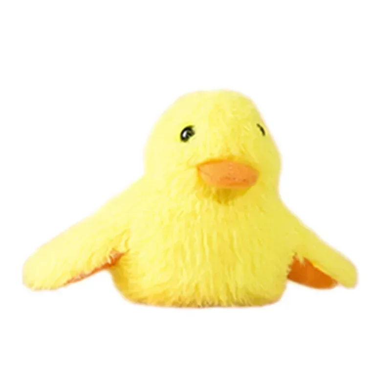 Flapping Duck Cat Toys Interactive Electric Bird Washable Plush Toys with Vibration Sensor Cats Game Toy Kitten