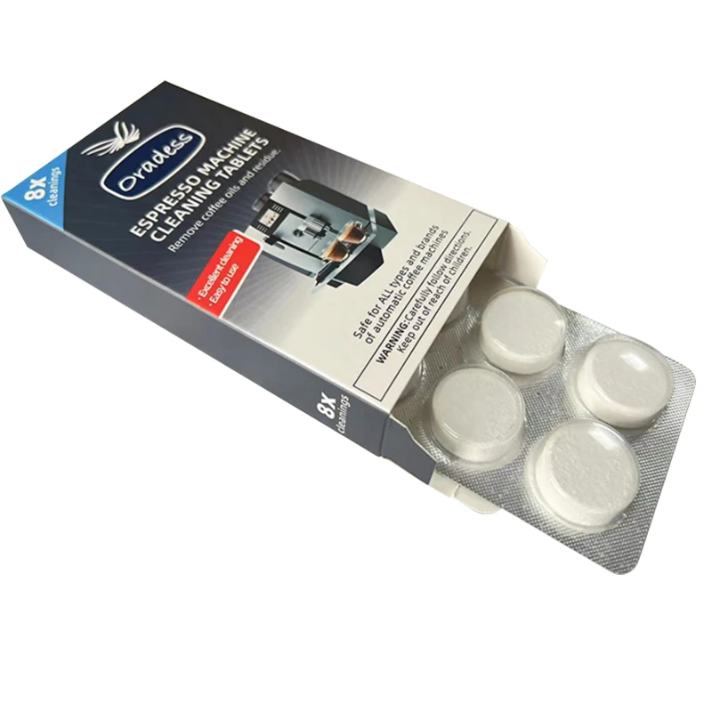 OEM&ODM Professional Remove Coffee Oils Residues Cleaner Coffee Grinder Cleaning Descaling Descaled Tablets