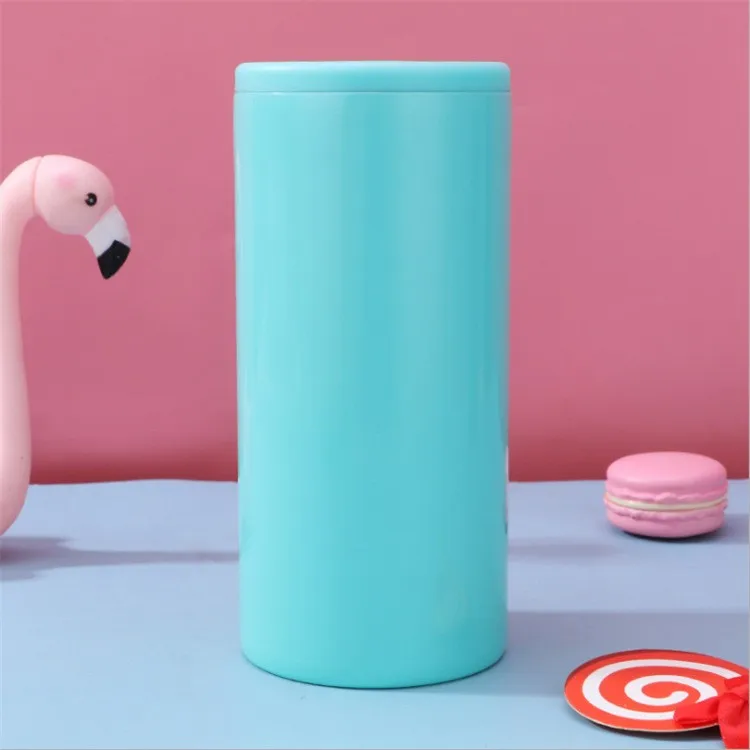 Stainless Steel Cola Can 12Oz Portable Straight Body Insulation Cup Outdoor Thermos Sip Cups