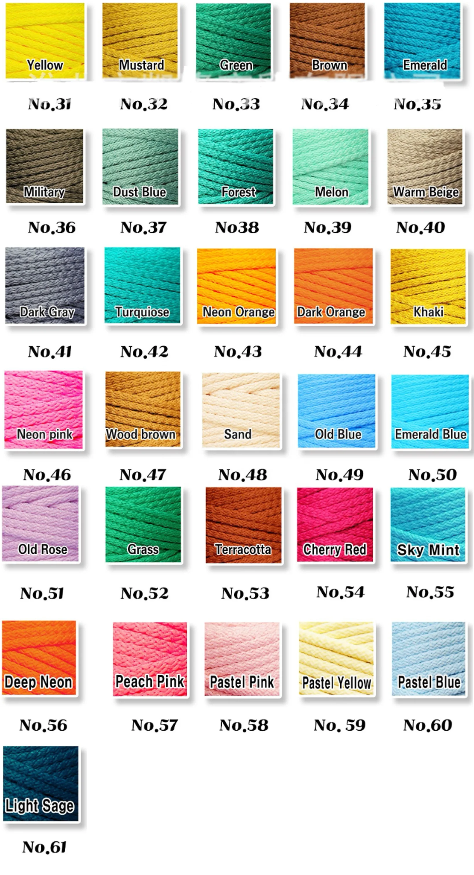 wholesale polypropylene yarn 4mm hollow cotton yarn for crochet bags
