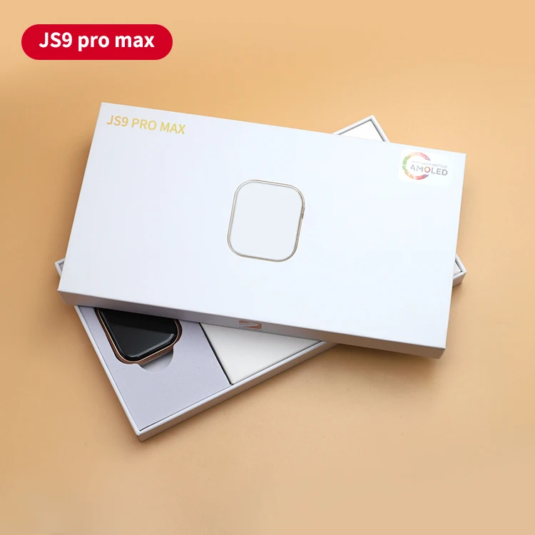 New Smartwatch Js9 pro max Amoled 2.2 Inch Blood Pressure Heart Rate Blood Oxygen Sedentary Sleep Monitoring Smart Watch