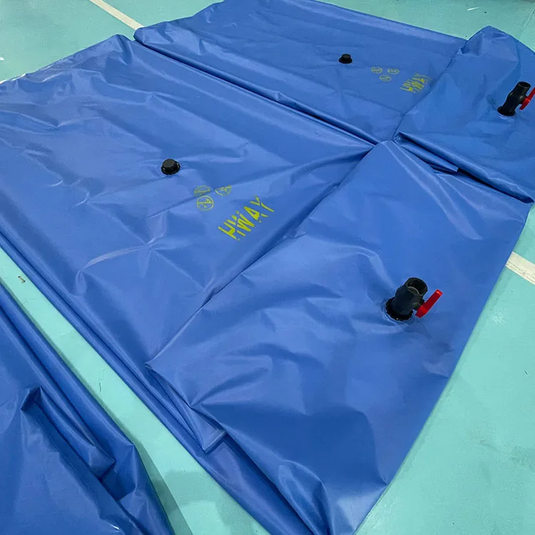 Large capacity 500L-500000L Foldable PVC  rectangular flexible water storage tanks