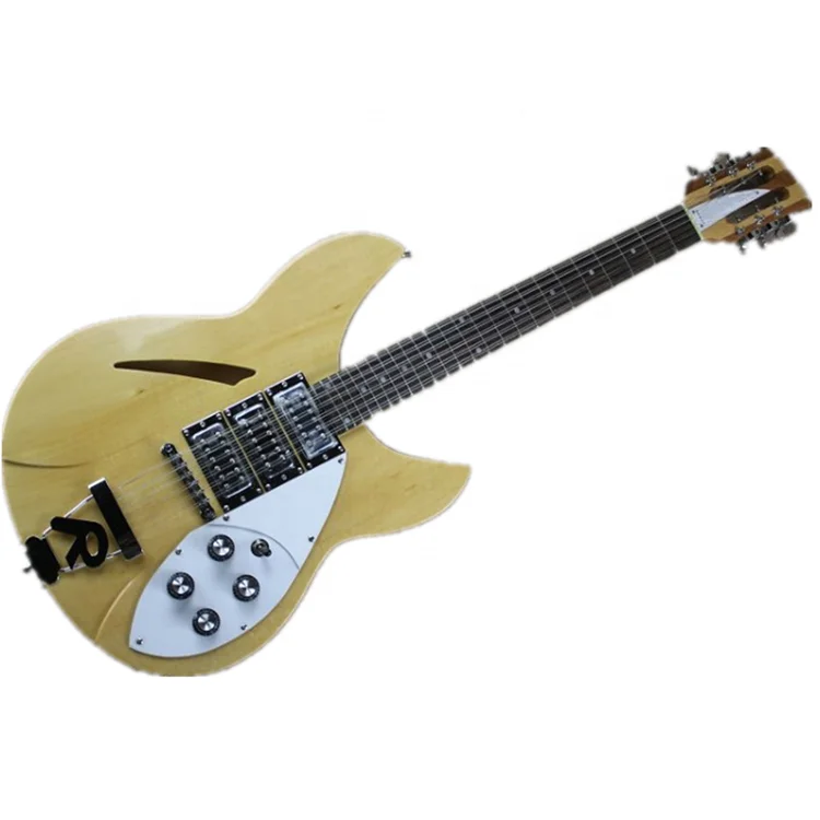 12 струн, оригинальная электрогитара, 6 струн с полуполым корпусом